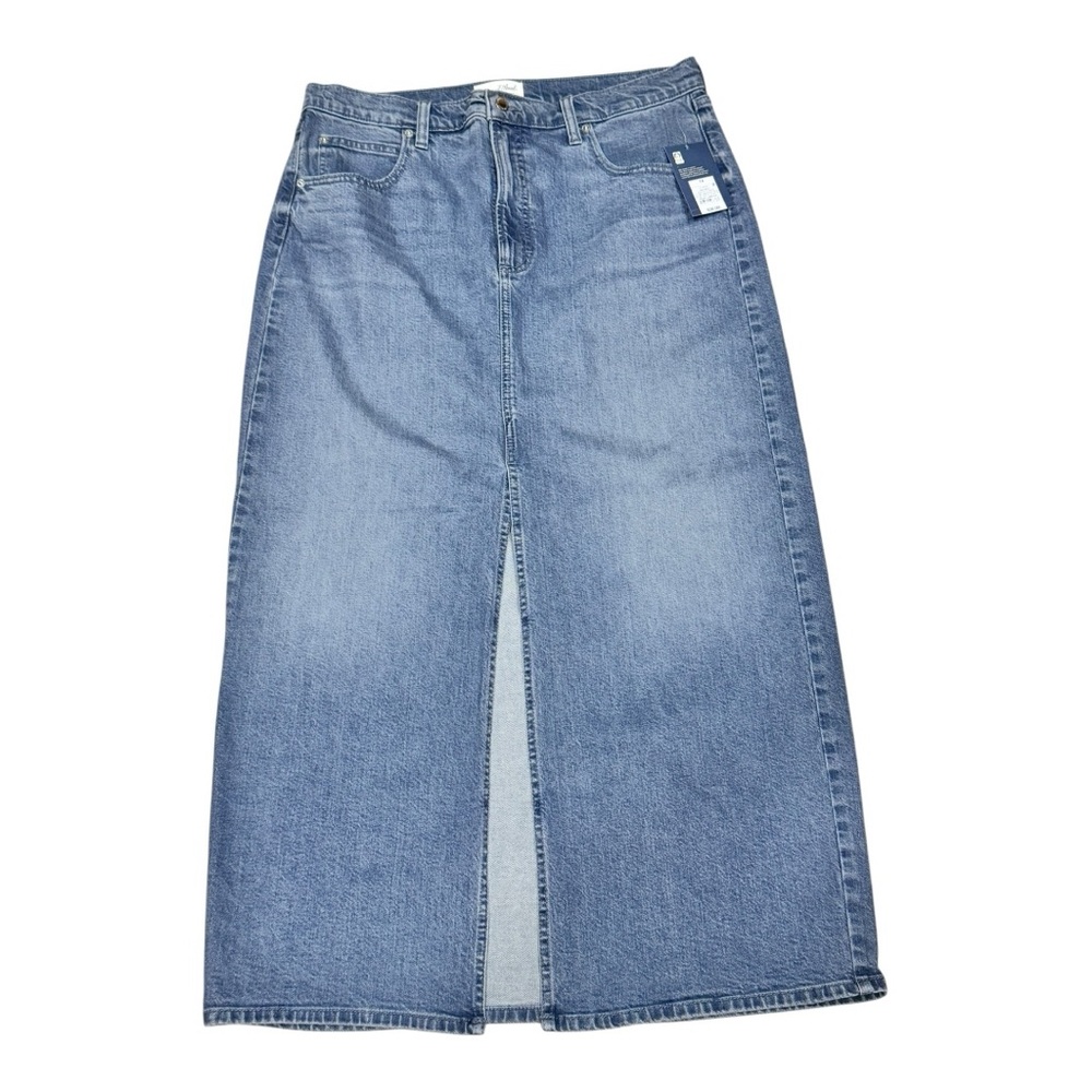 Universal Thread Denim Maxi Skirt - Gray 14 NWT - Picture 2 of 7